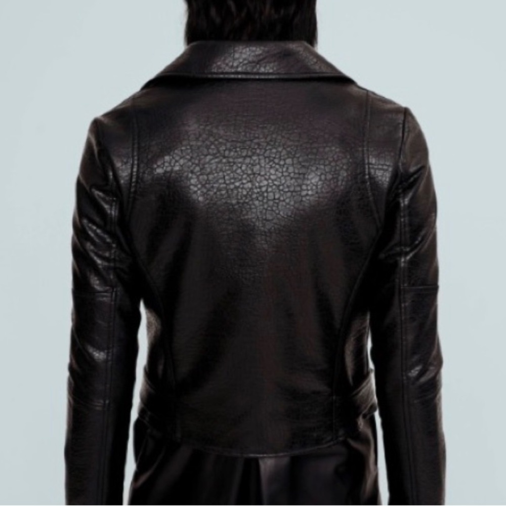 Black Leather Jacket - Picture 3 of 5